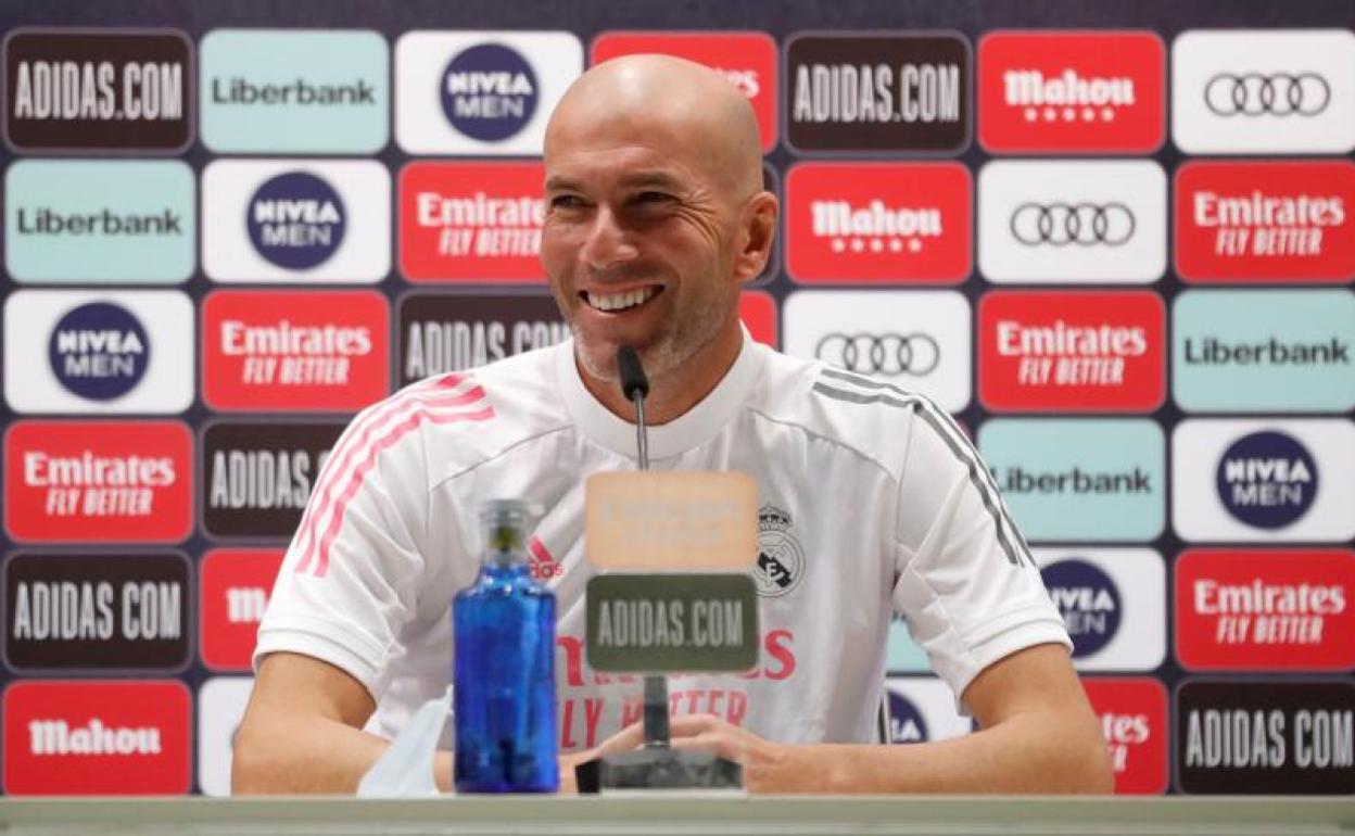 Zinedine Zidane, entrenador del Real Madrid. 