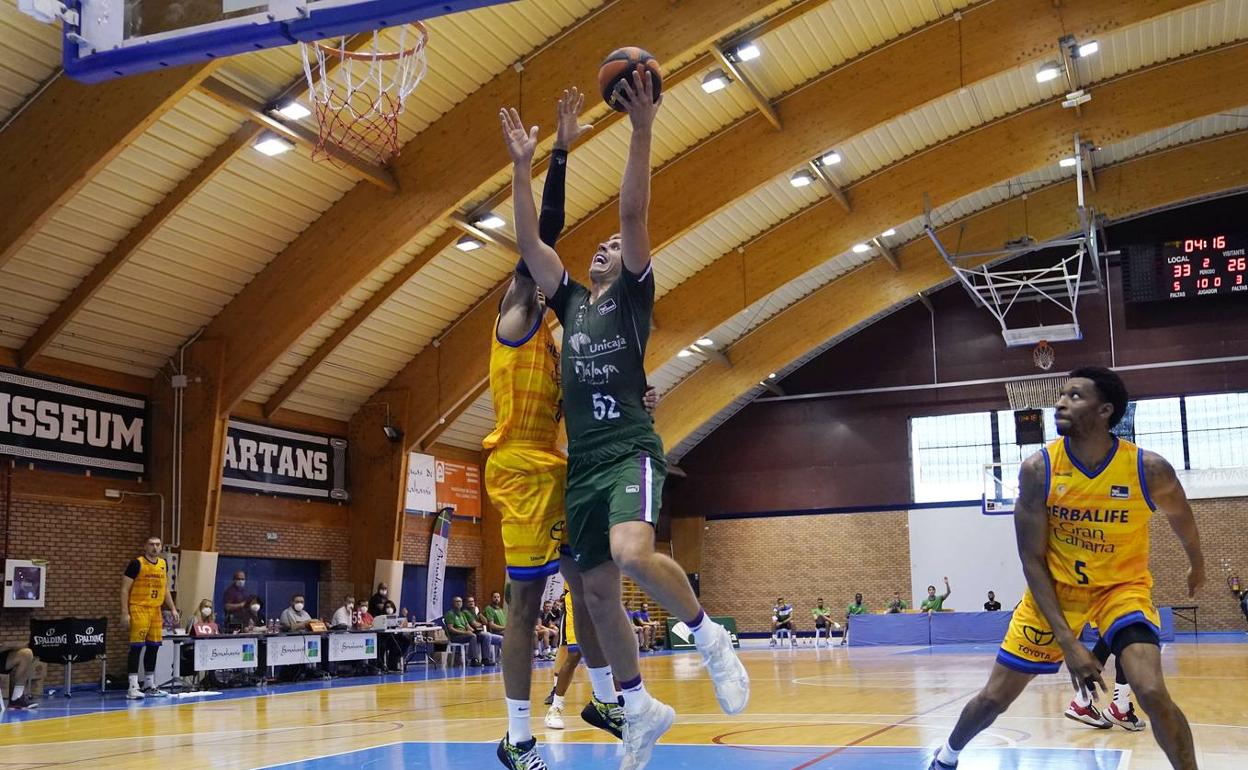 Gerun, en el partido amistoso de pretemporada contra el Gran Canaria. 