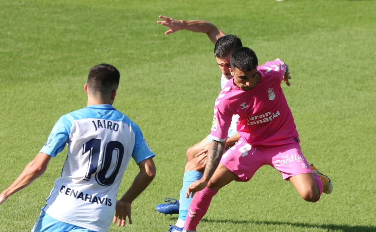 Partido Málaga CF - UD Las Palmas. Jornada 5 de LaLiga Smartbank de Segunda División. Domingo 11 de octubre de 2020, desde las 16 horas, en el Estadio de la Rosaleda
