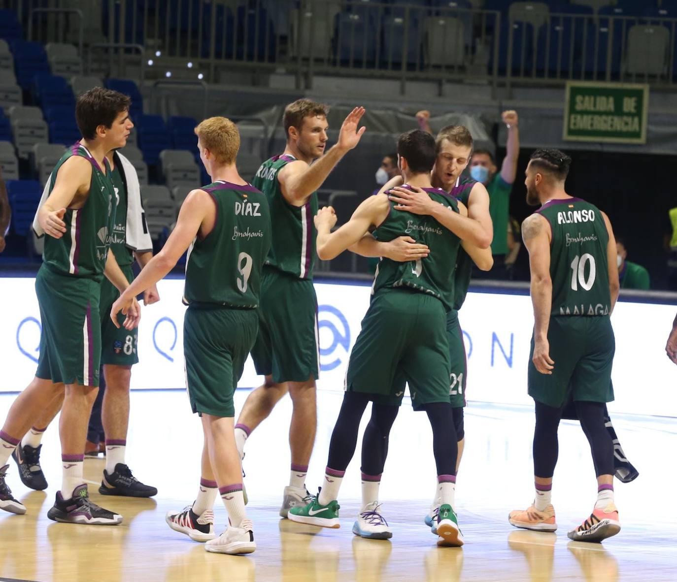 El Unicaja afrontó el encuentro con 11 profesionales 