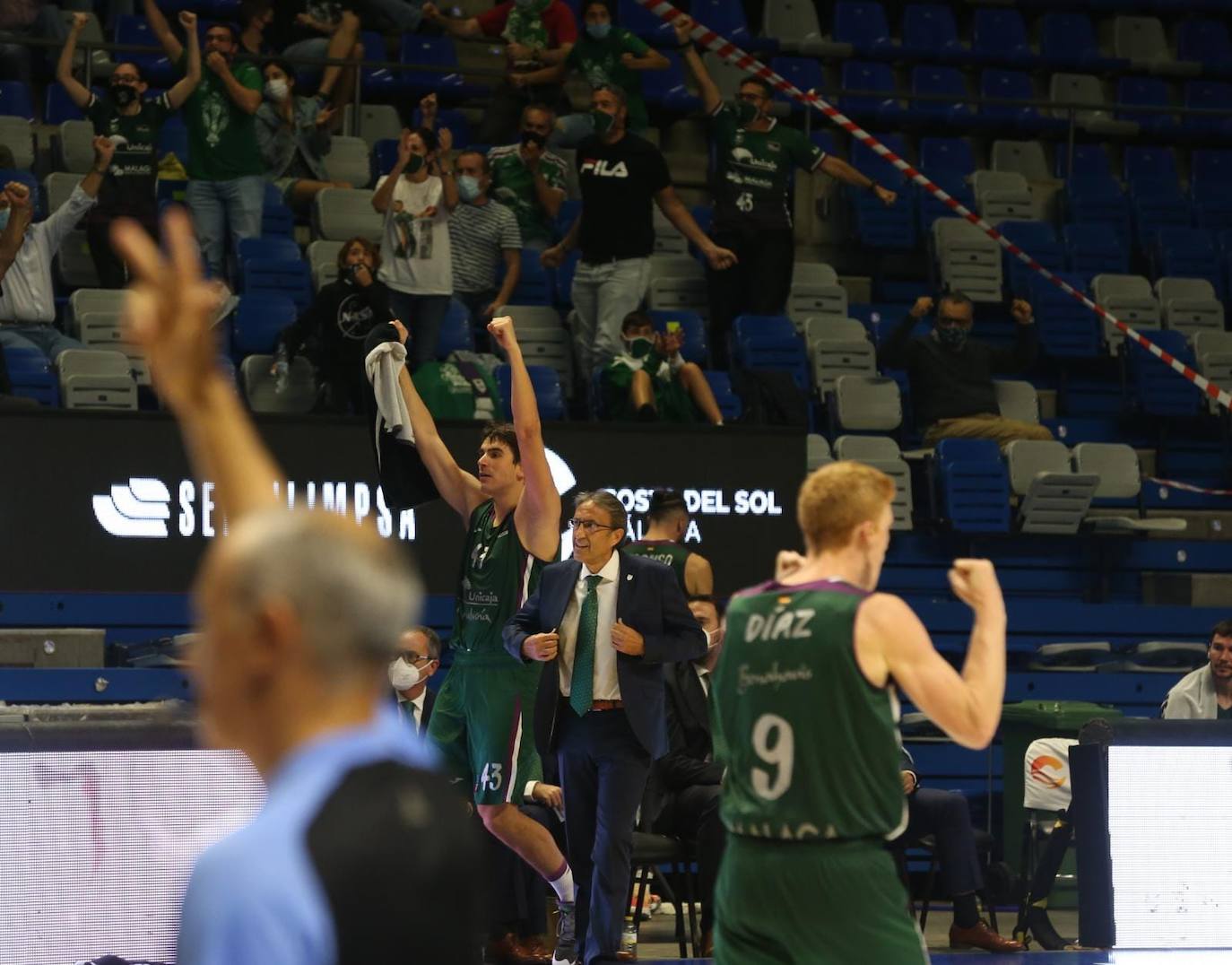 El Unicaja afrontó el encuentro con 11 profesionales 