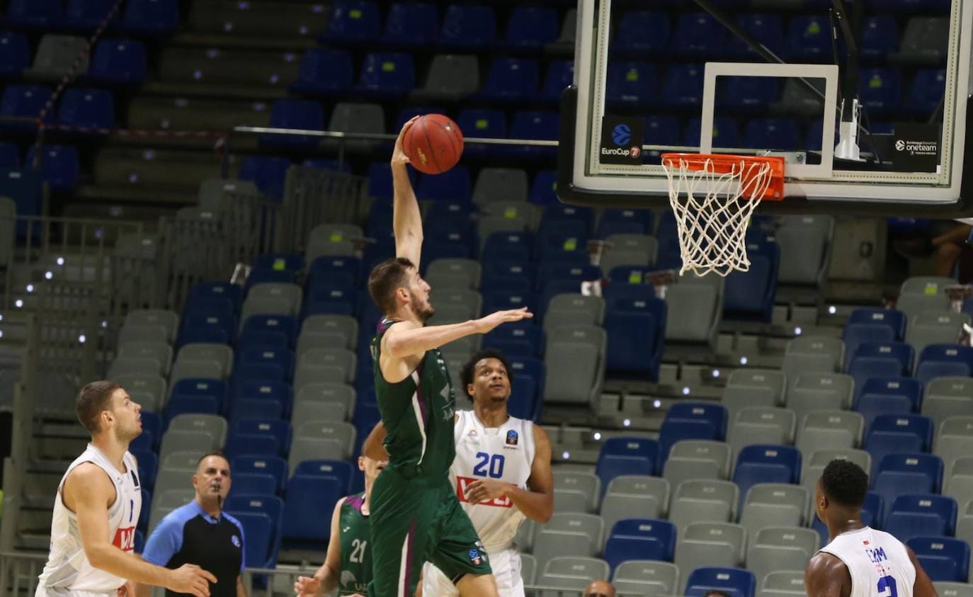 El Unicaja afrontó el encuentro con 11 profesionales 