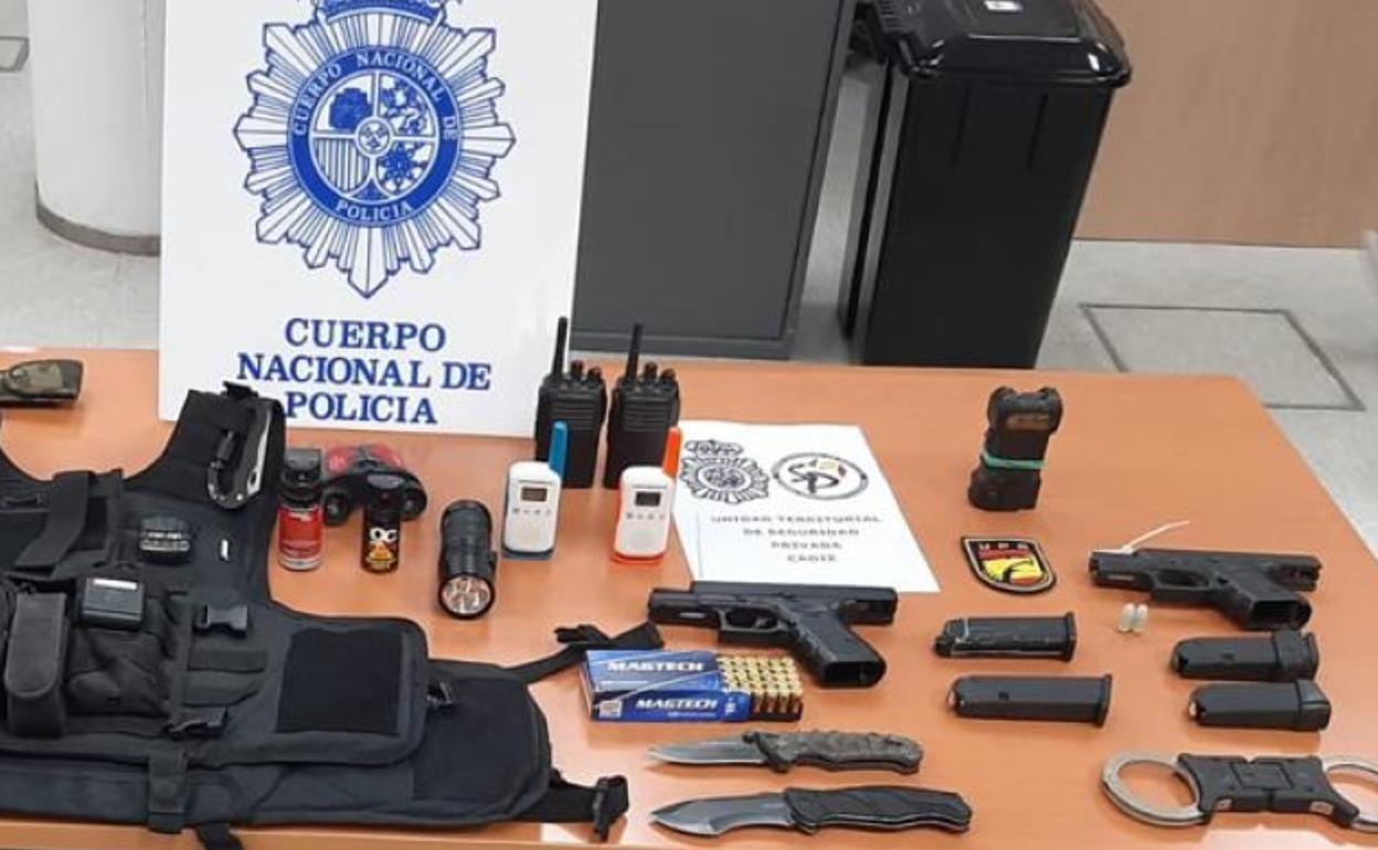 Efectos intervenidos durante el operativo. 