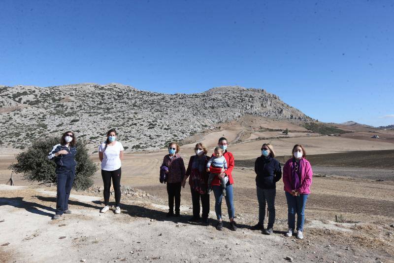 Algunas de las mujeres rurales de Málaga que participaron en el reportaje 