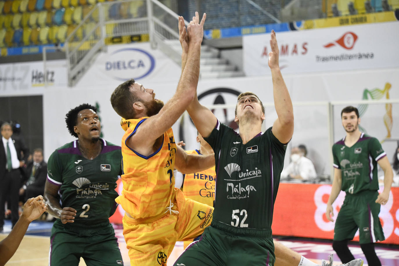 Fotos: El Gran Canaria-Unicaja, en imágenes