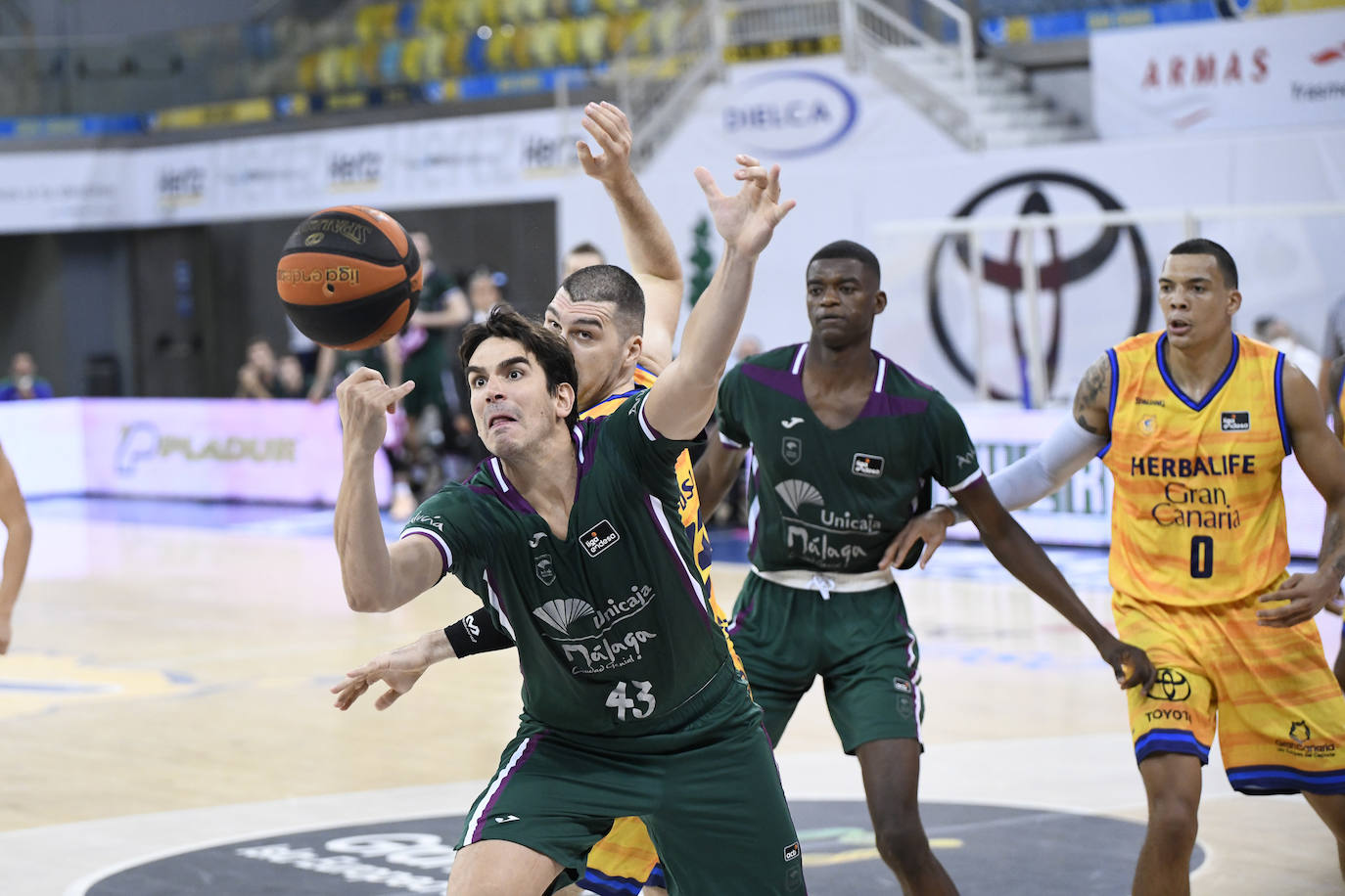 Fotos: El Gran Canaria-Unicaja, en imágenes