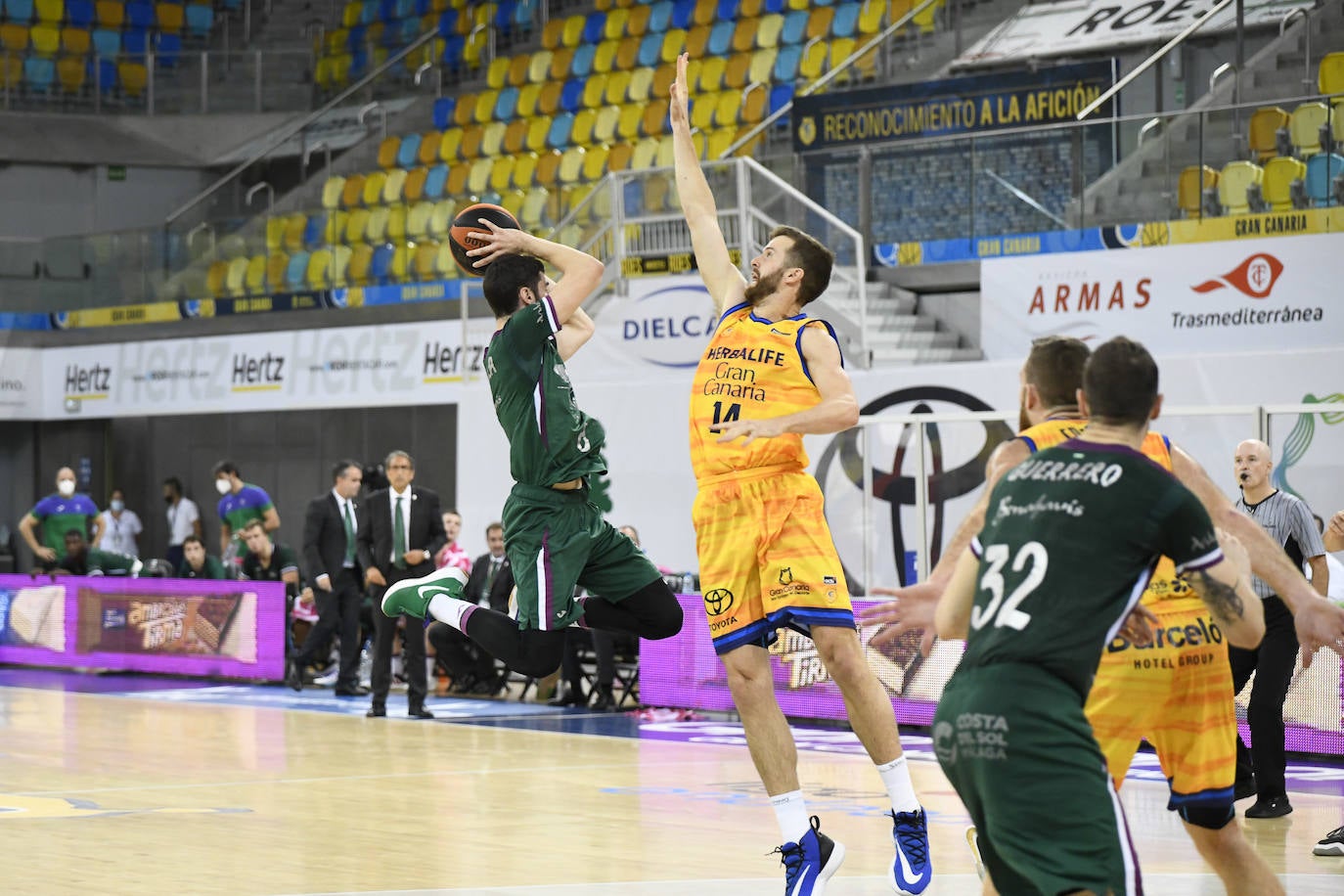 Fotos: El Gran Canaria-Unicaja, en imágenes