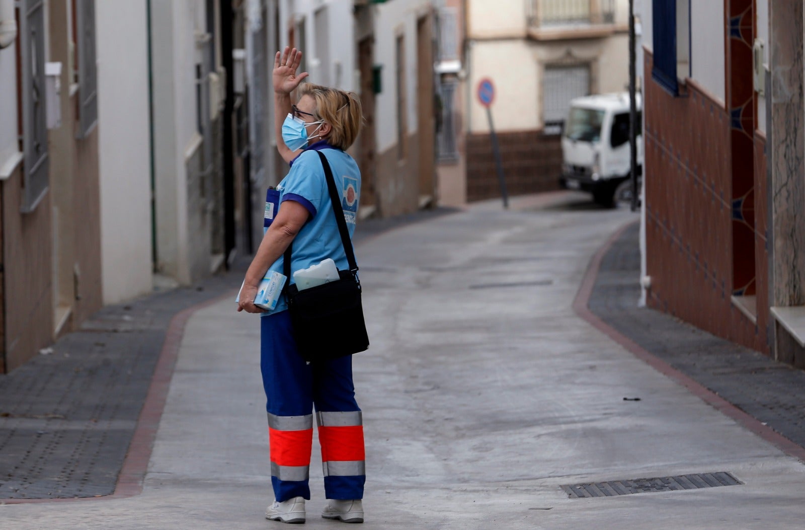 Un cribado masivo para detectar nuevos casos de coronavirus entre la población. Se ha citado a un total de 330 vecinos de manera voluntaria en el pabellón polideportivo municipal