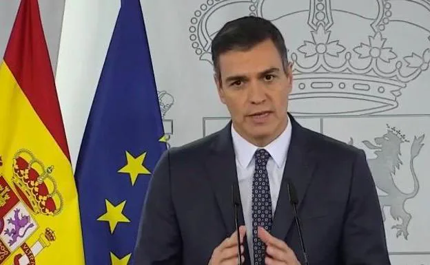 Sánchez anuncia un estado de alarma hasta mayo con toque de queda nacional