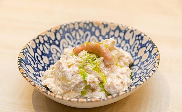 La ensaladilla rusa de Taberna Uvedoble en Málaga