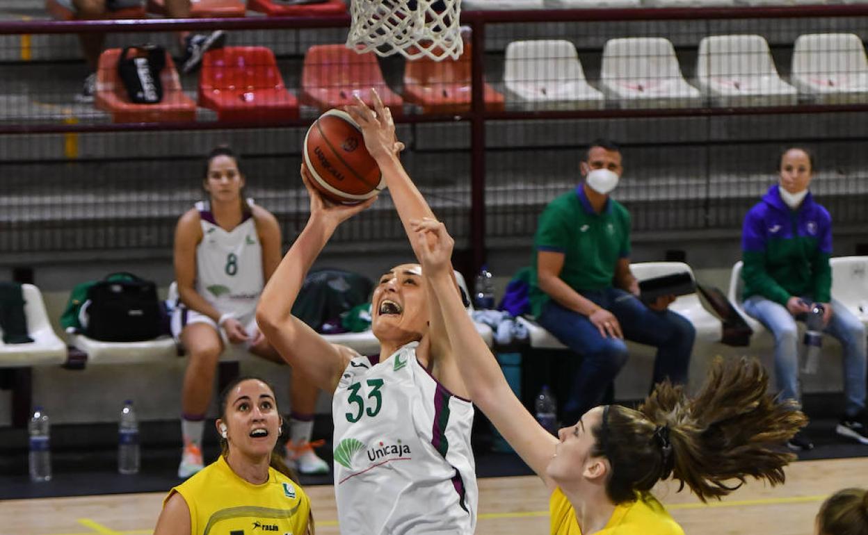 Pocek, en el último duelo de Liga. 