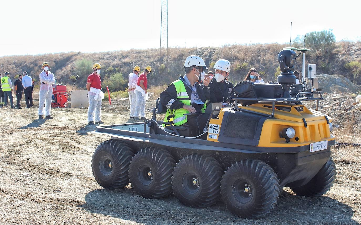 Han participado la Policía Local y Bomberos de Málaga, SUMMA, Cruz Roja y los alumnos del máster de Counseling e Intervención en Urgencias y Catástrofes 
