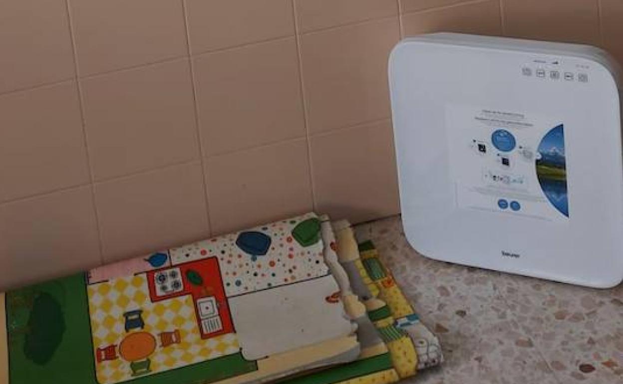 Uno de los aparatos instalados. 