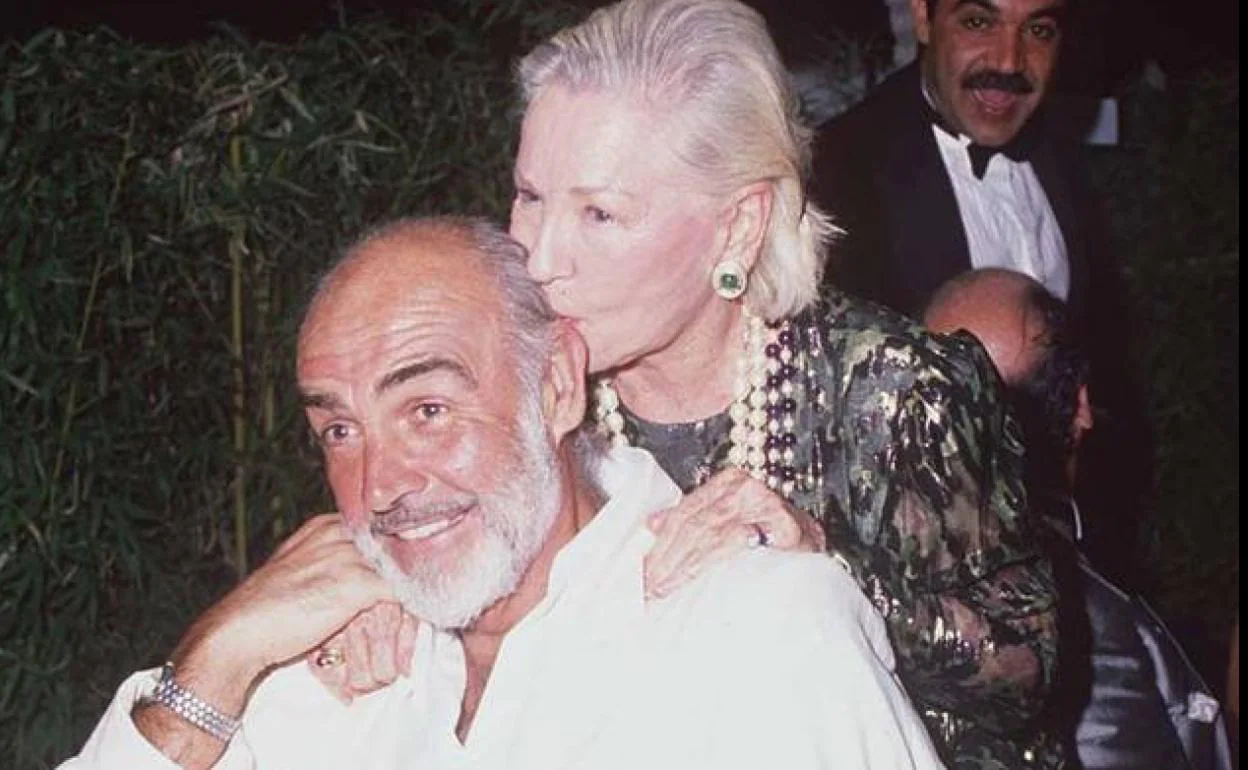 Sean Connery, en una fiesta en Marbella en los años ochenta