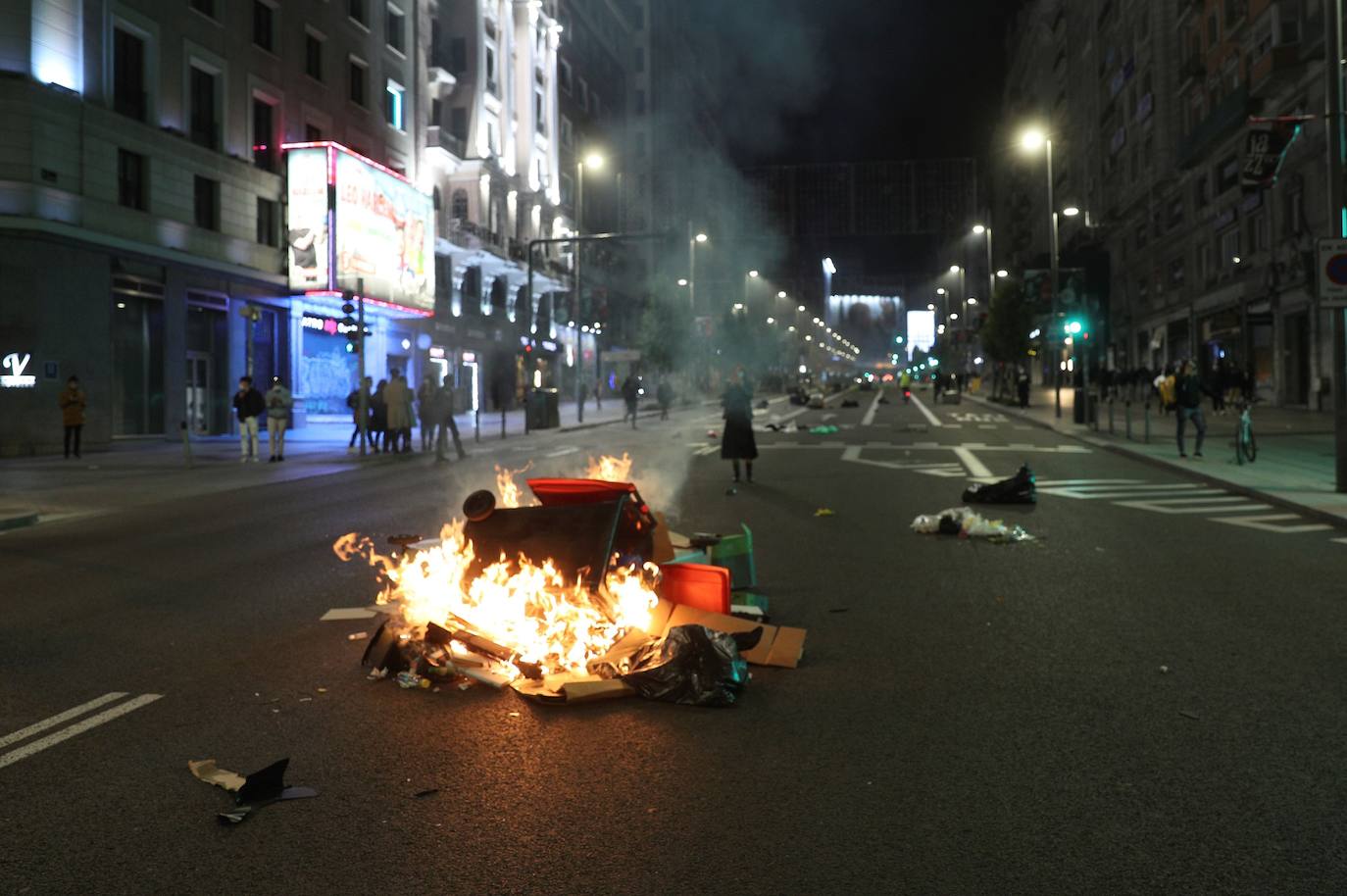 Disturbios en Madrid