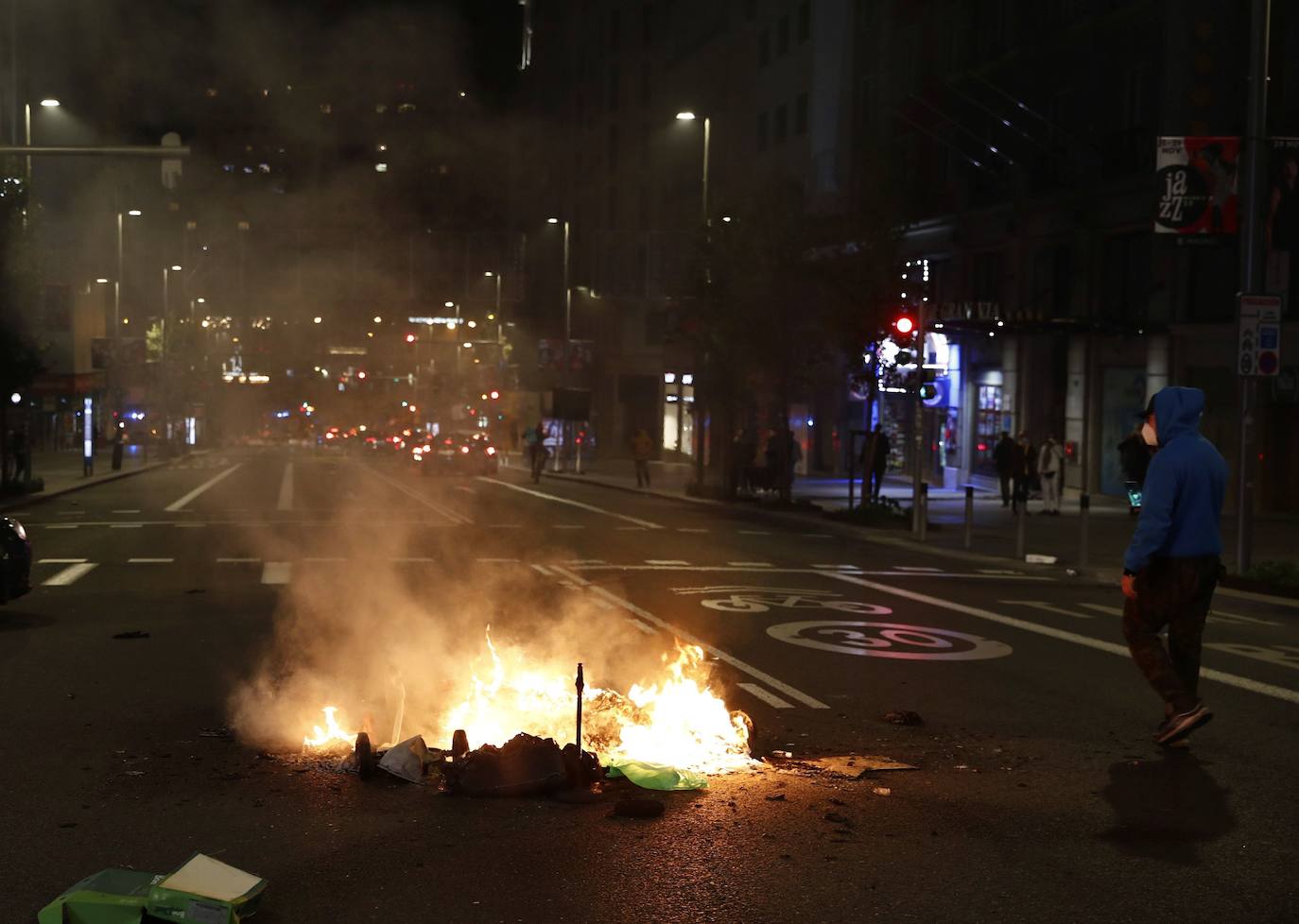 Disturbios en Madrid