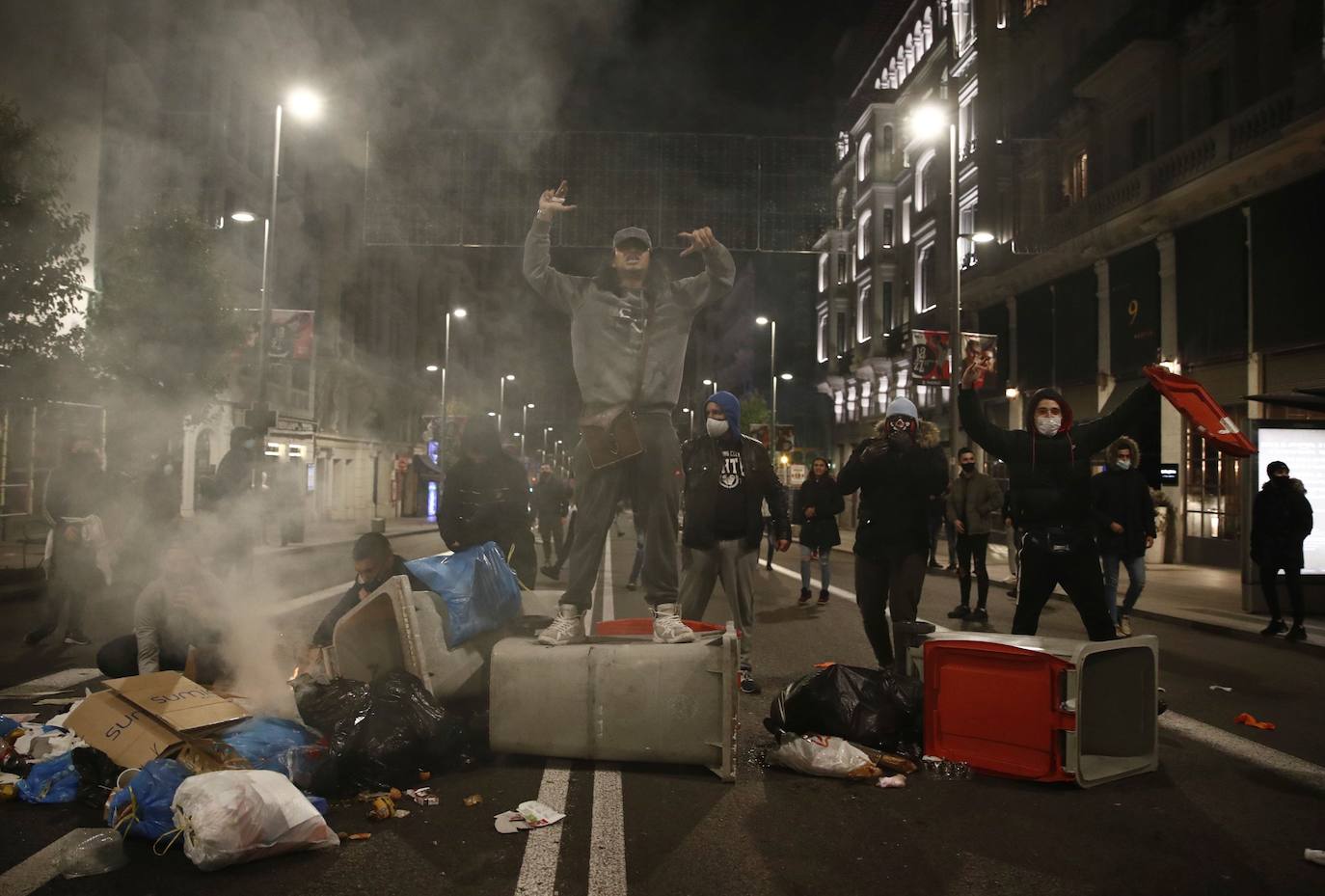 Disturbios en Madrid