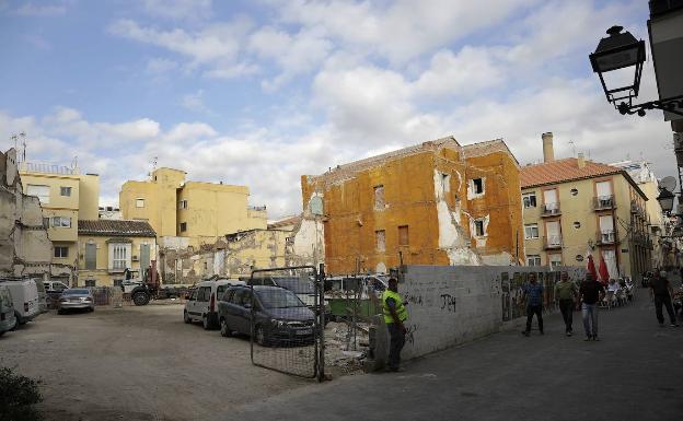 Solar donde está proyectado el centro de distribución. 