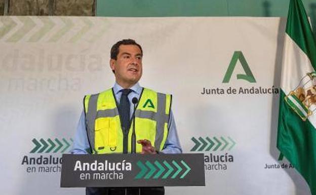 Moreno, este viernes en Puerto Real (Cádiz) donde ha avanzado su propuesta. 