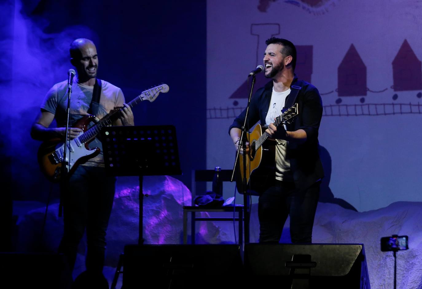 El malagueño, en un momento de la actuación de este viernes 