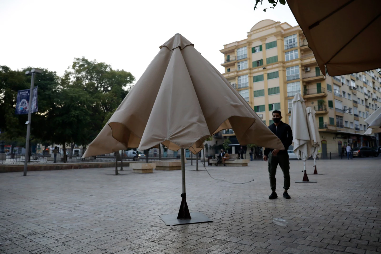 El cierre de los comercios en Málaga deja un Centro mudo y de calles vacías