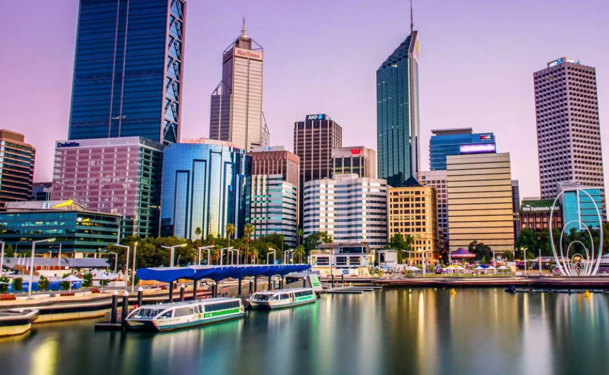 Imagen promocional de turismo de Perth, en Australia. 
