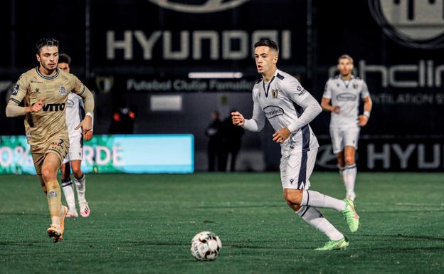 Iván Jaime, durante otro partido de esta temporada frente al Boavista. 