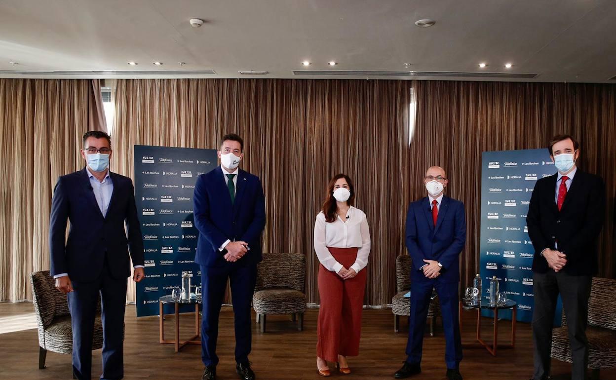 Joaquín Segovia, Carlos Díez de Lastra, Nuria Triguero, Gustavo Calero y Antonio González. 