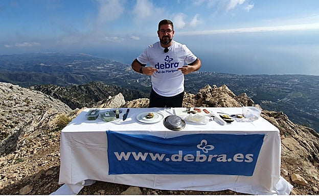 Dani García, en el Pico de la Concha 