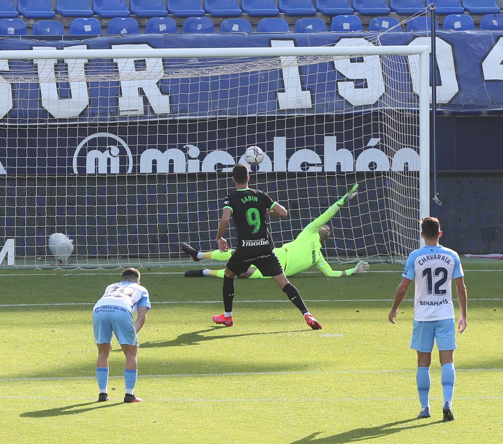 El partido disputado este sábado en La Rosaleda, en fotos.