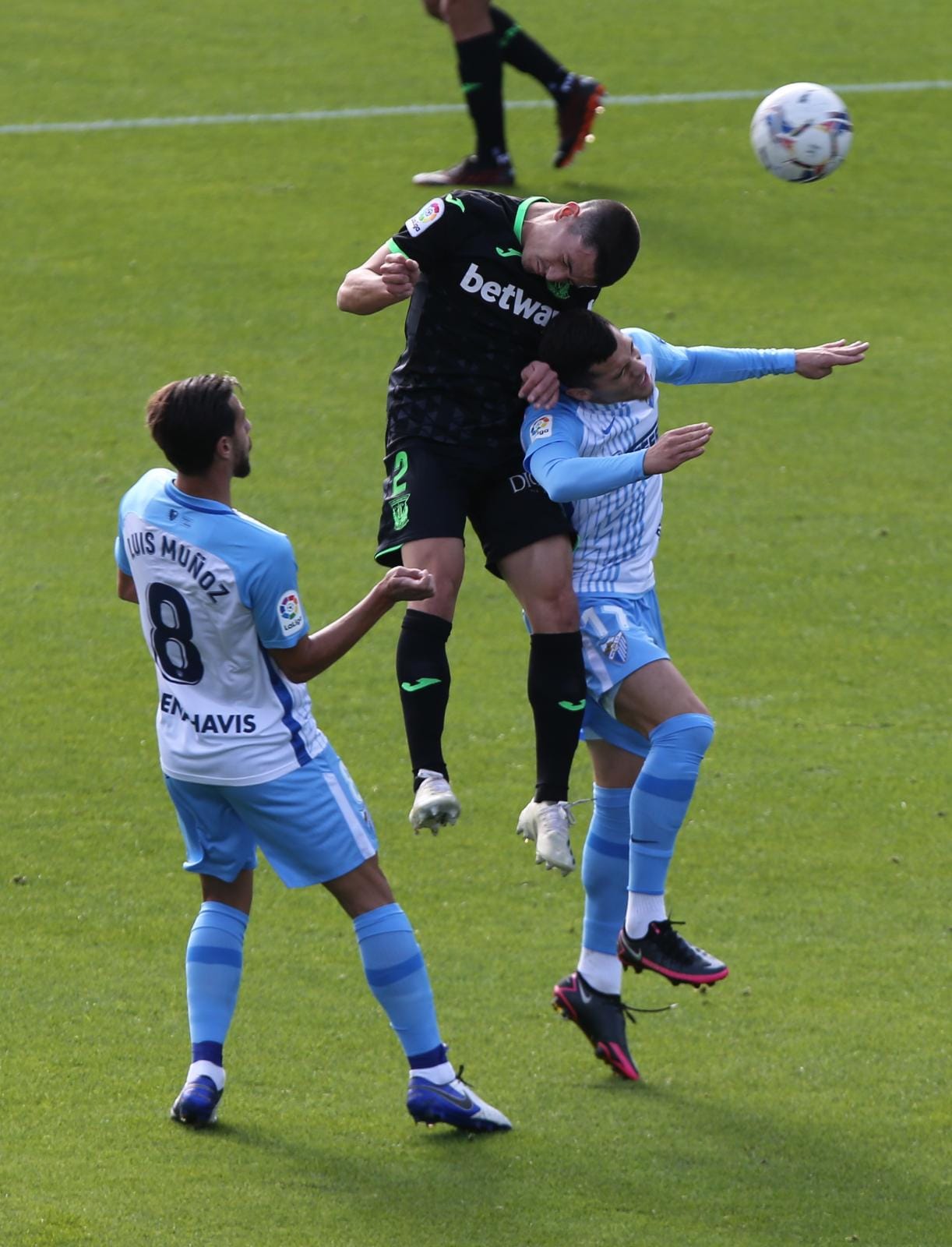 El partido disputado este sábado en La Rosaleda, en fotos.