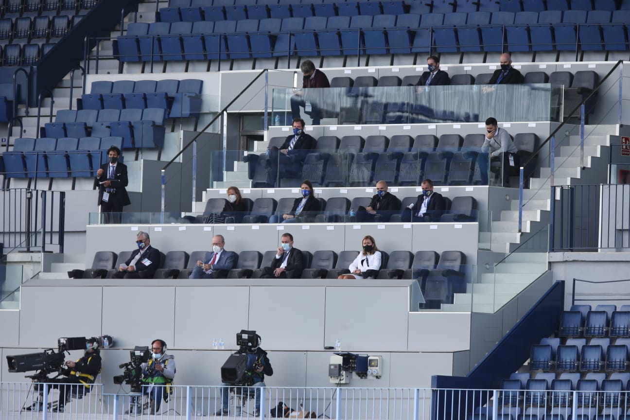 El partido disputado este sábado en La Rosaleda, en fotos.