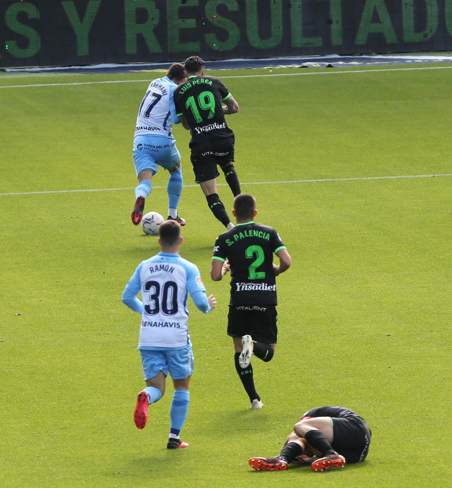 El partido disputado este sábado en La Rosaleda, en fotos.