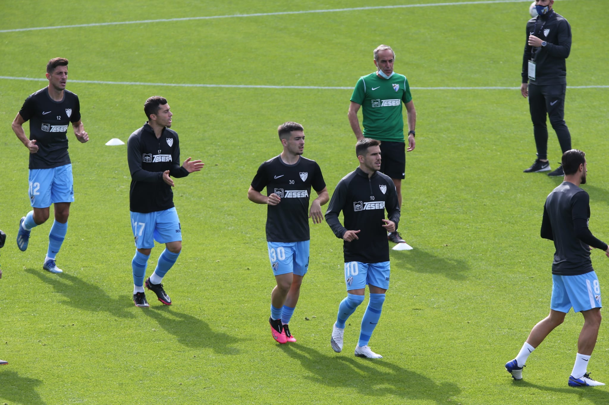 El partido disputado este sábado en La Rosaleda, en fotos.