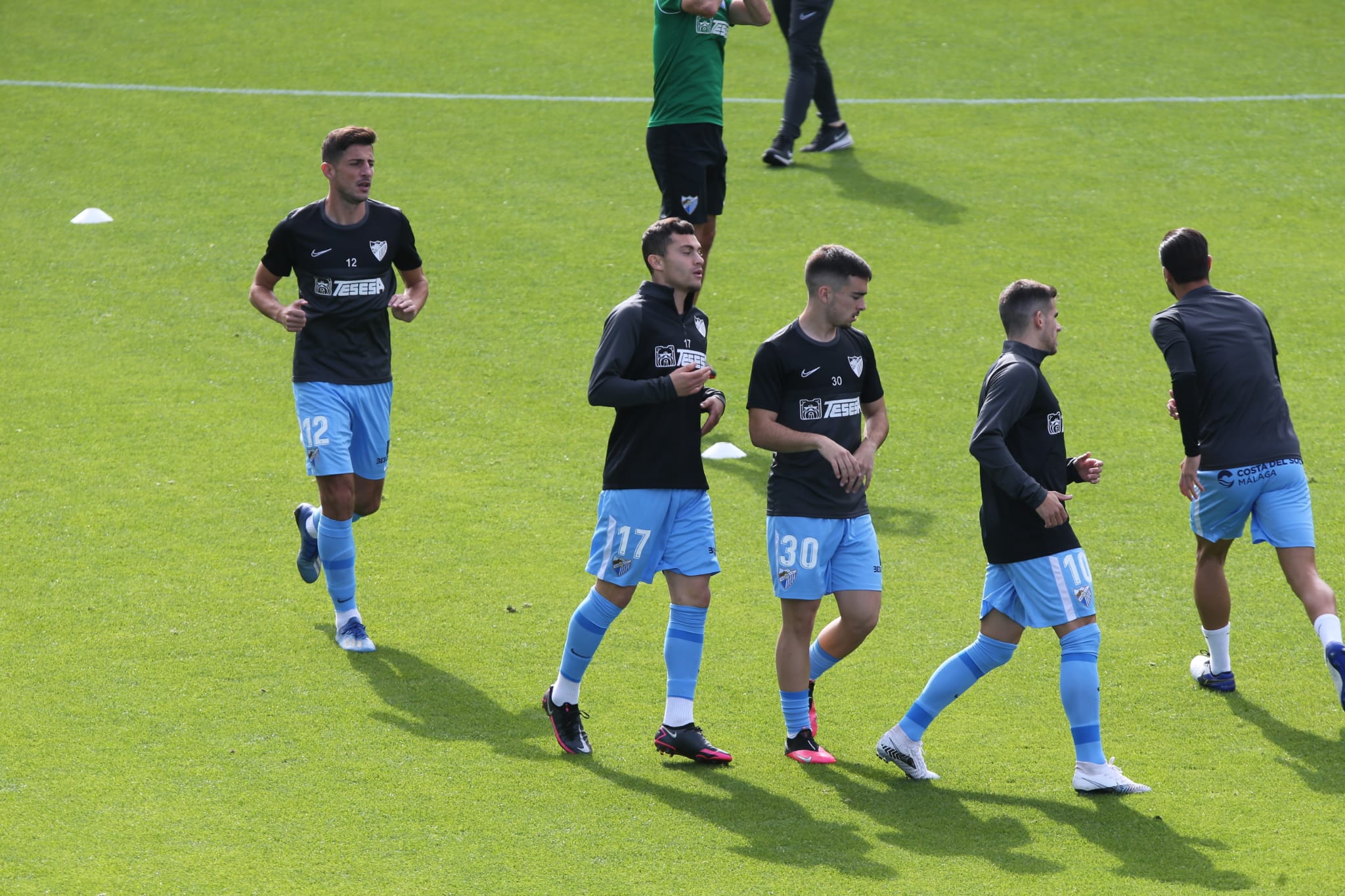 El partido disputado este sábado en La Rosaleda, en fotos.