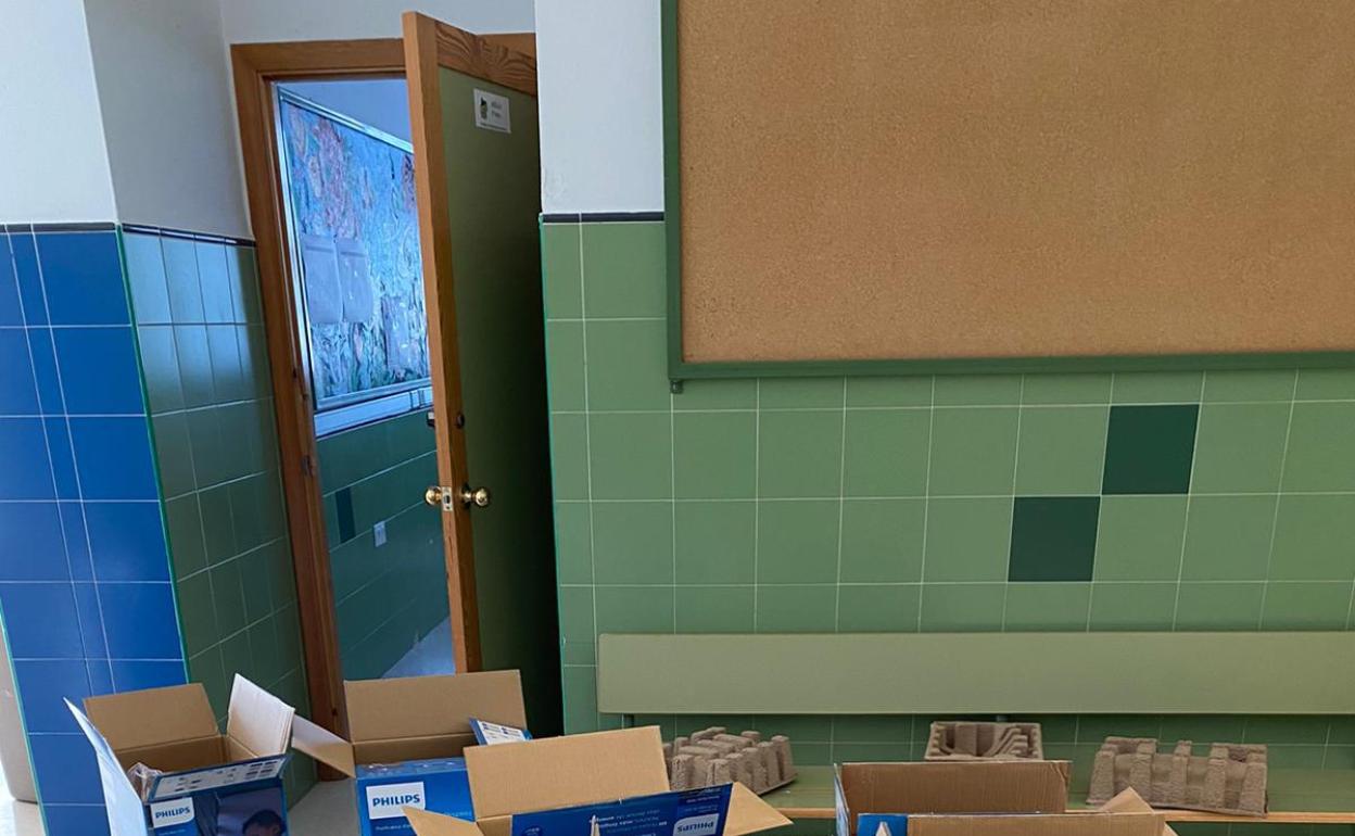 Instalación de filtros en Teba.