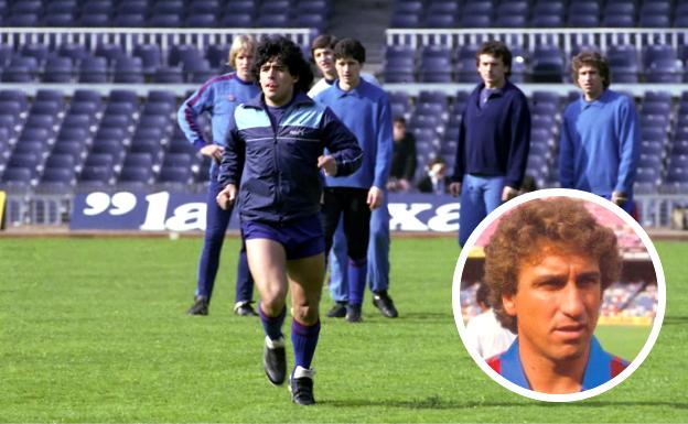 Esteban Vigo, el malagueño que compartió vestuario con Maradona: «Fueron años espectaculares»