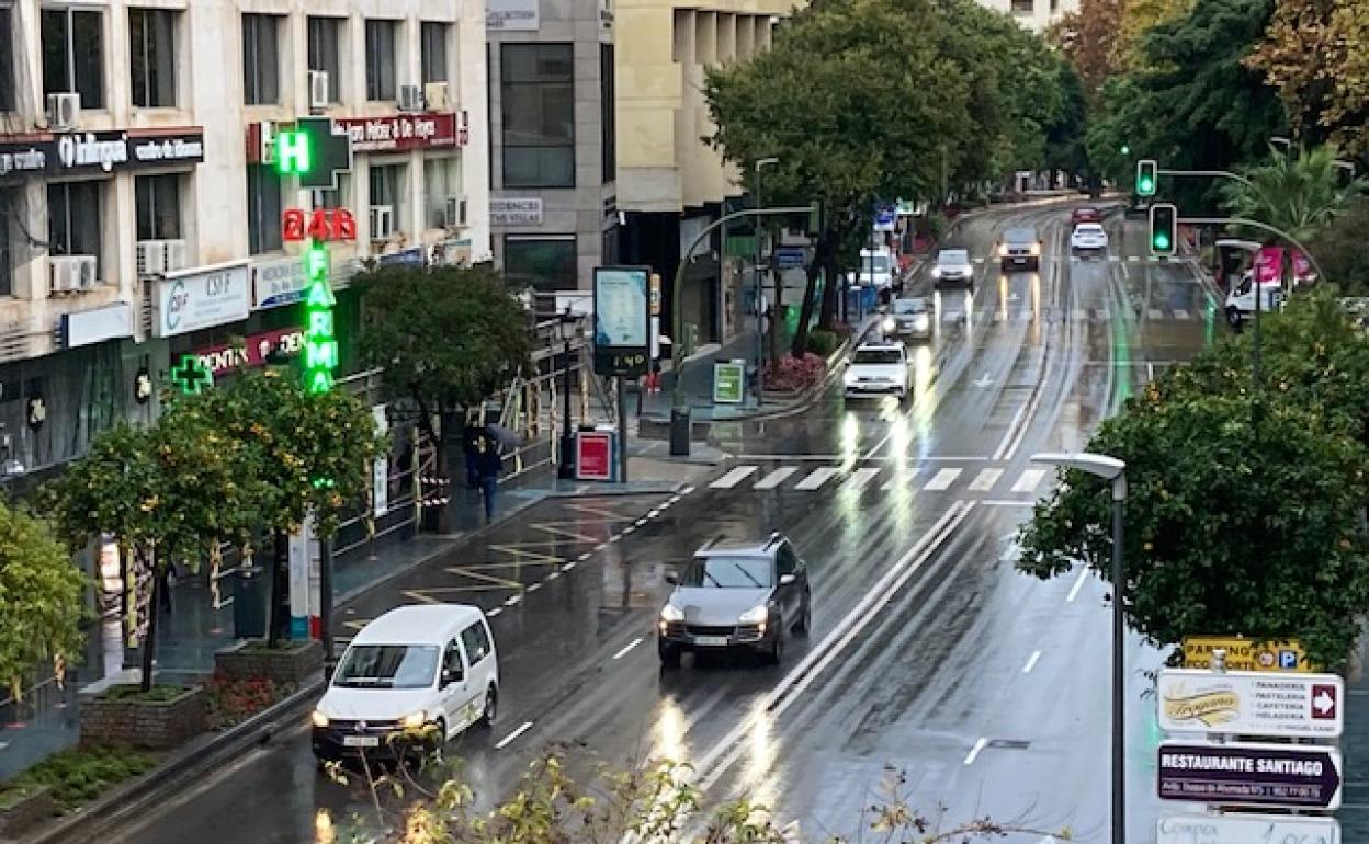 Tráfico en la avenida Ricardo Soriano