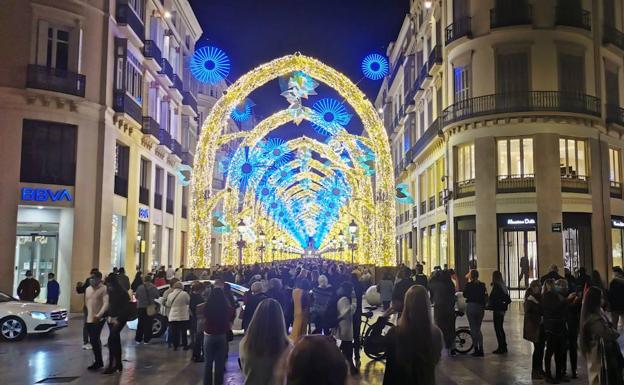 Málaga enciende el alumbrado navideño