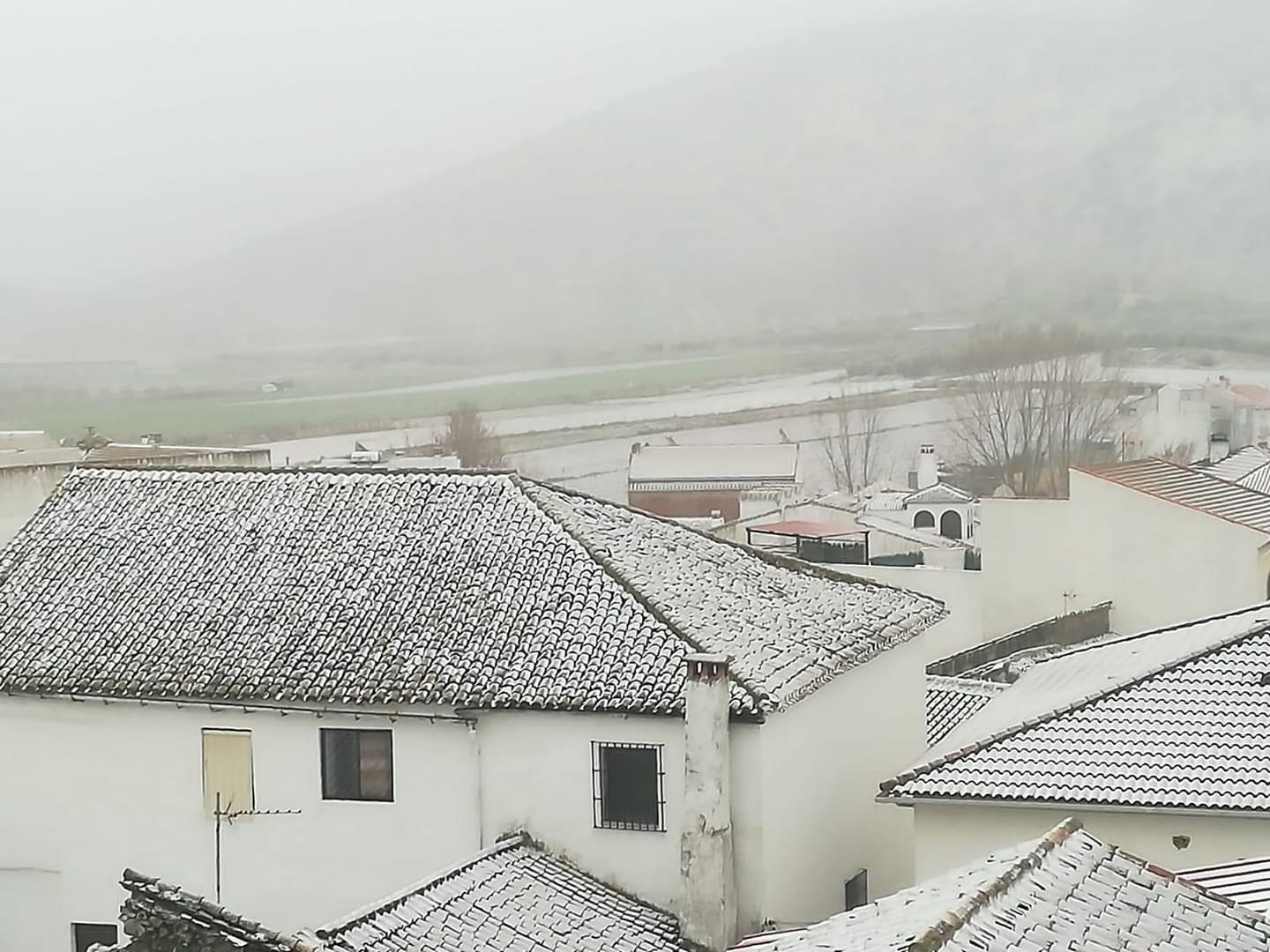 Imagen de Alfarnate, este sábado. 