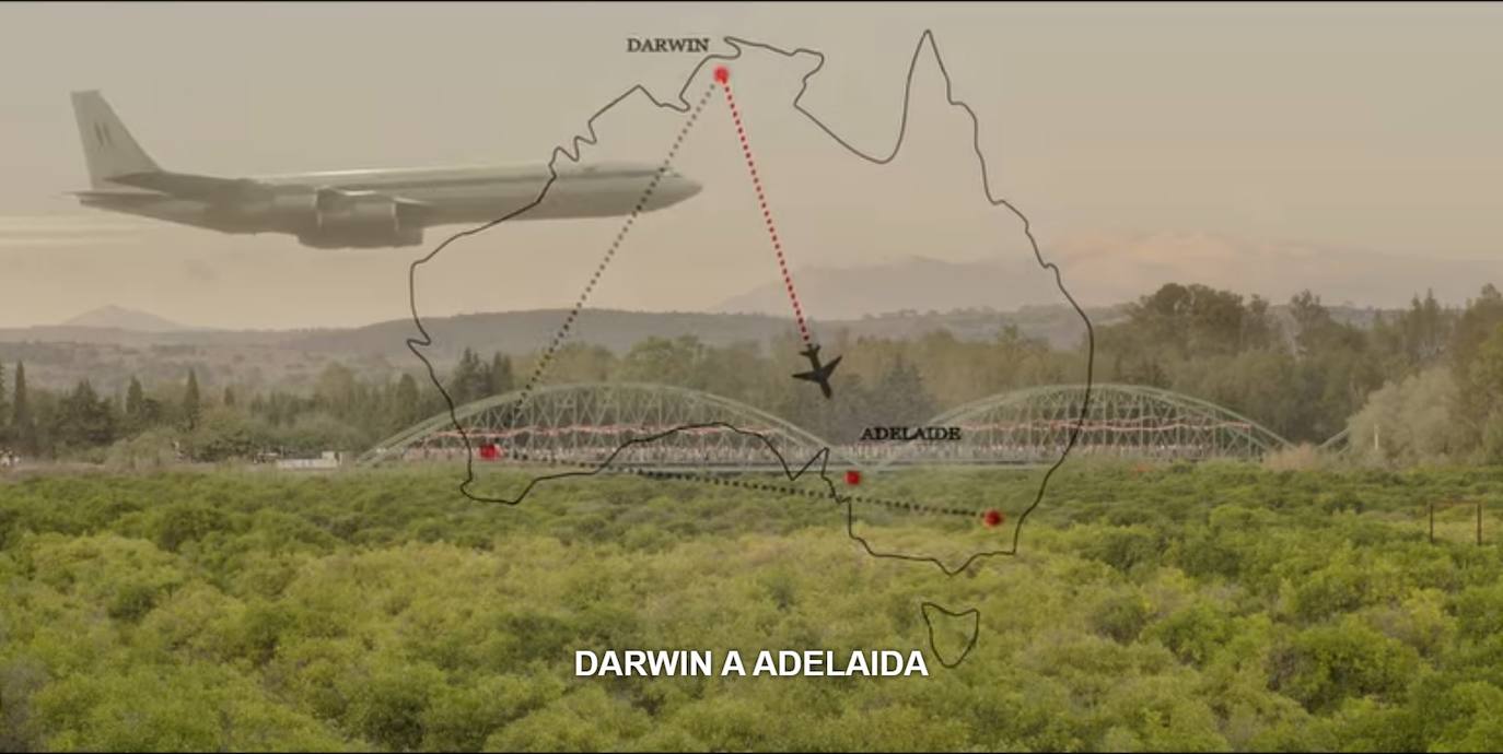 El puente de hierro de Cártama era Darwin.