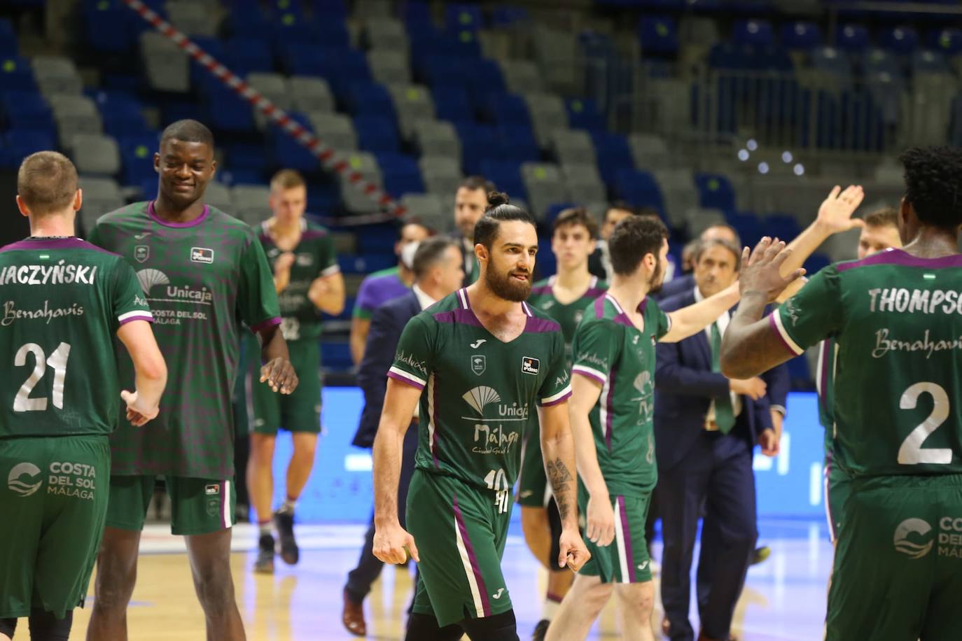 Victoria clara el Unicaja ante el UCAM Murcia