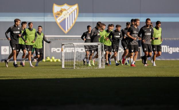 El Málaga afina de cara al partido contra el Almería