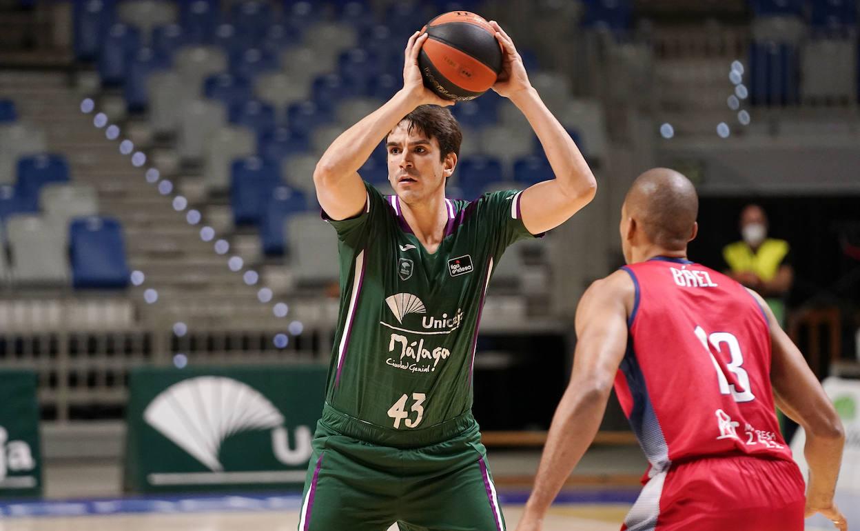 Carlos Suárez, en un partido de la Liga ACB de esta temporada. 