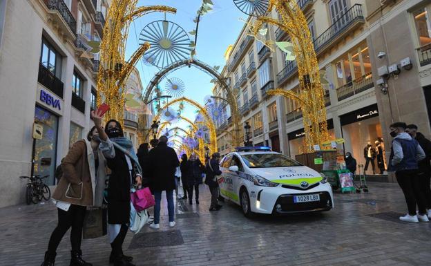 La calle Larios el pasado fin de semana