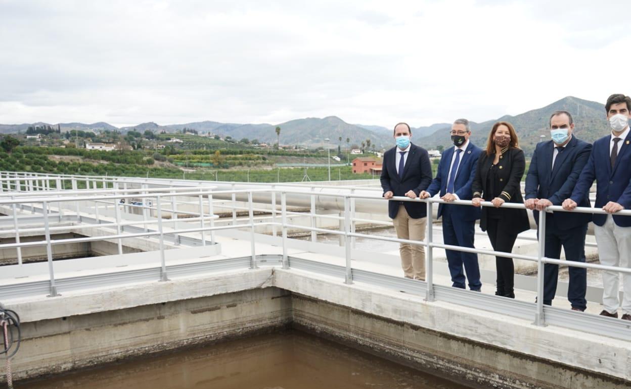 Visita a la EDAR Bajo Guadalhorce, en Pizarra.