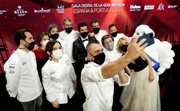 Imagen de la gala, este año con muy pocos asistentes por la pandemia 