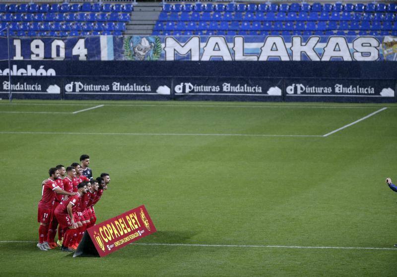 El partido se disputó en La Rosaleda 