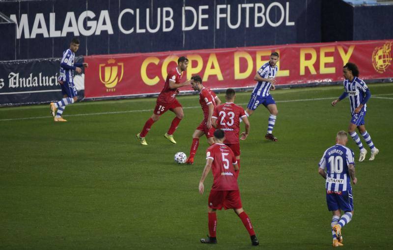 El partido se disputó en La Rosaleda 