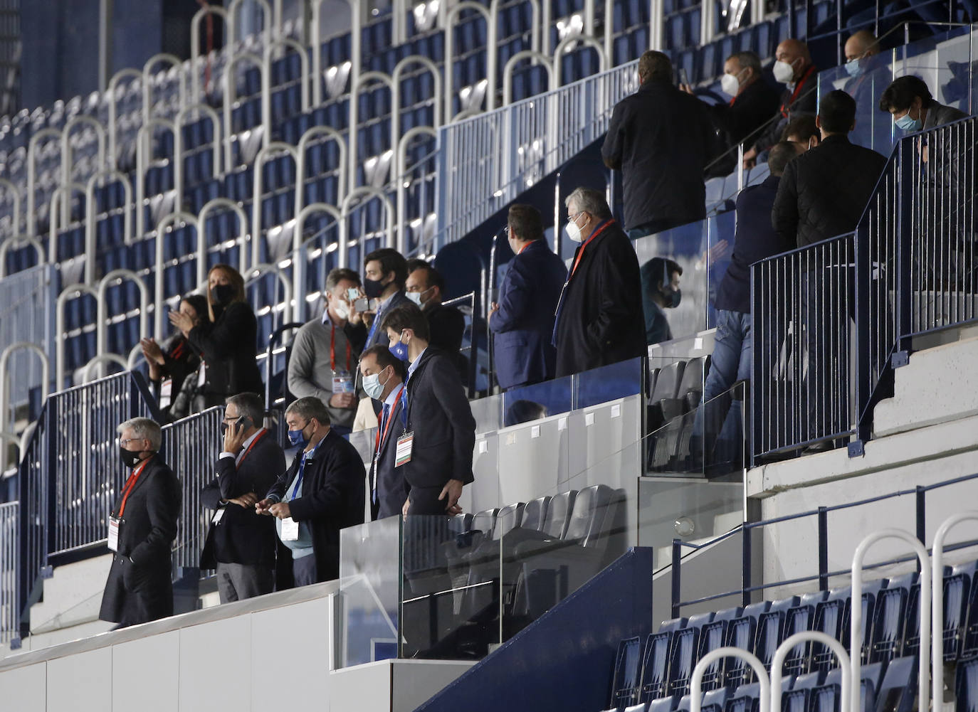 El partido se disputó en La Rosaleda 